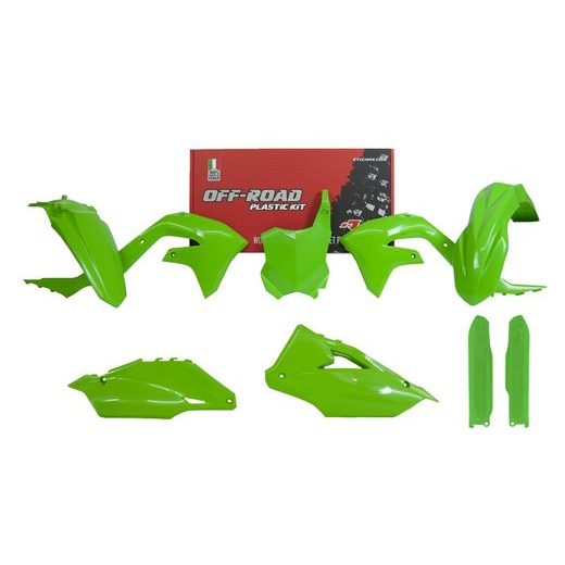 SADA PLASTOV KAWASAKI, RTECH (ZELENÁ, 6 DIELOV)