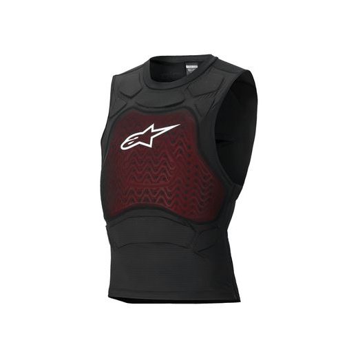 CHRÁNIČ TELA BIONIC PLASMA LT PROTECTION VEST, ALPINESTARS (ČERNÁ/ČERVENÁ/BÍLÁ) 2026