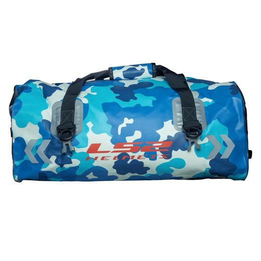 LS2 LB-03 LUGGAGE BAG WATER PROOF PVC CAMO BLUE 65L