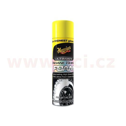 MEGUIAR'S PENA NA ČISTENIE A LESK PNEUMATÍK V JEDNOM KROKU ULTIMATE INSANE SHINE FOAM 538 G