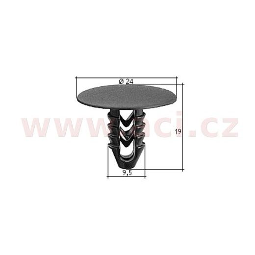 PLASTOVÁ PŘÍCHYTKA (SADA 10 KS)