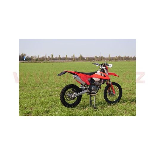 LED SVETLO ZADNÉ KTM VRÁTANE DRŽIAKU RZ (60°), RTECH (ČIERNE)