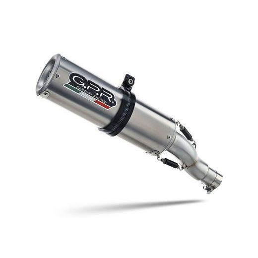 KONCOVKA VÝFUKU SLIP-ON GPR M3 INOX E5.BM.107.1.M3.INOX BRUSHED STAINLESS STEEL INCLUDING REMOVABLE DB KILLER AND LINK PIPE