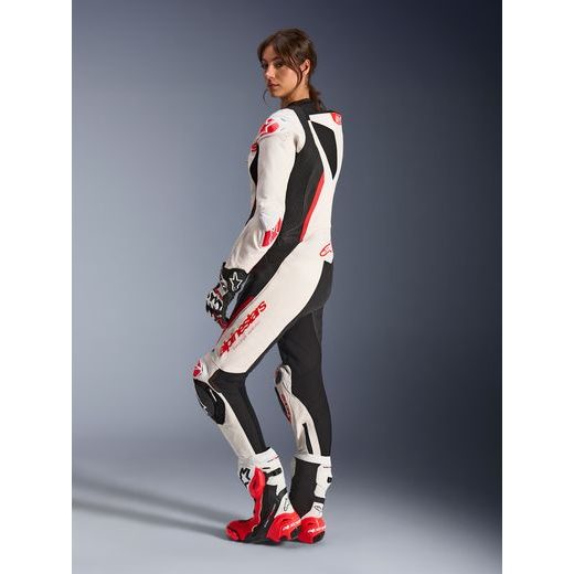 JEDNODIELNA KOMBINÉZA STELLA GP-R7, ALPINESTARS, DÁMSKE (BÍLÁ/ČERVENÁ FLUO/ČERNÁ) 2026