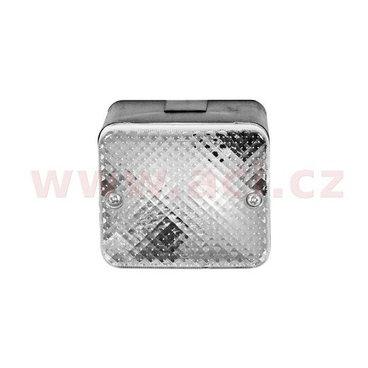 COUVACÍ SVĚTLO ČTVEREC 85X75 MM (MONTÁŽ NA 2 ŠROUBY)