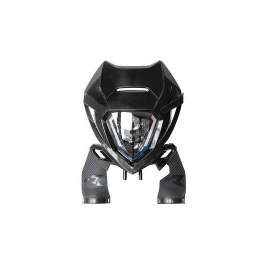 PREDNÉ MASKA S LED SVETLOM BETA, RTECH (ČIERNA)