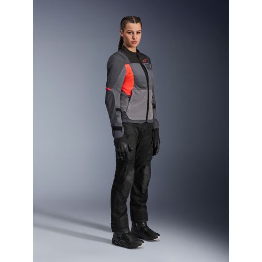 BUNDA STELLA ST-2 AIR, ALPINESTARS, DÁMSKA (ŠEDÁ/TMAVĚ ŠEDÁ/KORÁLOVÁ FLUO) 2026