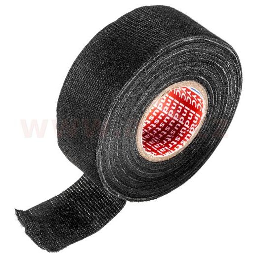 IZOLAČNÍ PÁSKA PET TEXTILNÍ 32 MM X 15 M ČERNÁ, PRO KABELOVÉ SVAZKY