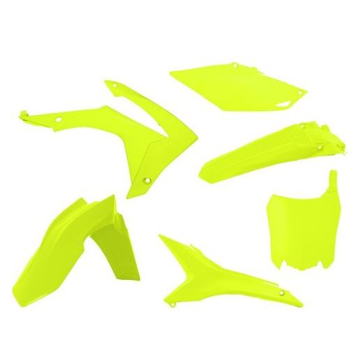 SADA PLASTOV HONDA, RTECH (NEON ŽLTÁ, 6 DIELOV, VR. KRYTOV VZDUCH FILTRA)