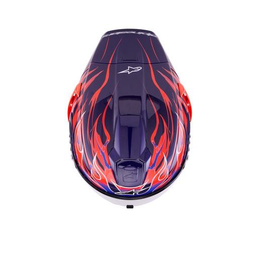 PRILBA SUPERTECH R10 FLYTE LIMITOVANÁ EDÍCIA JORGE MARTIN, ALPINESTARS (FIALOVÁ/ČERVENÁ) 2026