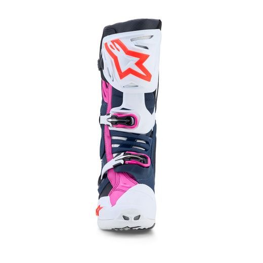 TOPÁNKY TECH 10 SUPERVENTED, ALPINESTARS, PERFOROVANÉ (TMAVO MODRÁ/BÍLÁ/ČERNÁ/FIALOVÁ) 2027