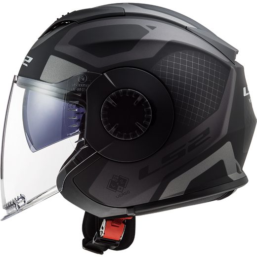 LS2 OF570 VERSO MARKER MATT BLACK TITANIUM