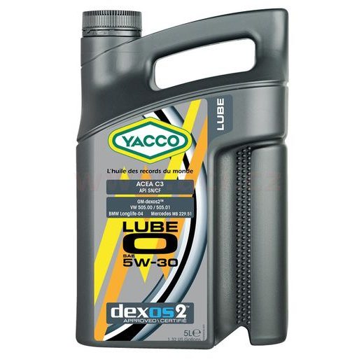 MOTOROVÝ OLEJ YACCO LUBE O 5W30, 5 L