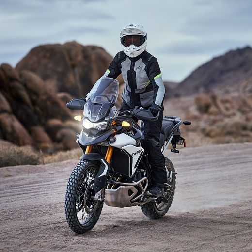 BUNDA STELLA ANDES AIR DRYSTAR, ALPINESTARS, DÁMSKA (SVETLE ŠEDÁ/TMAVĚ ŠEDÁ/ČERNÁ/ŽLUTÁ FLUO) 2026