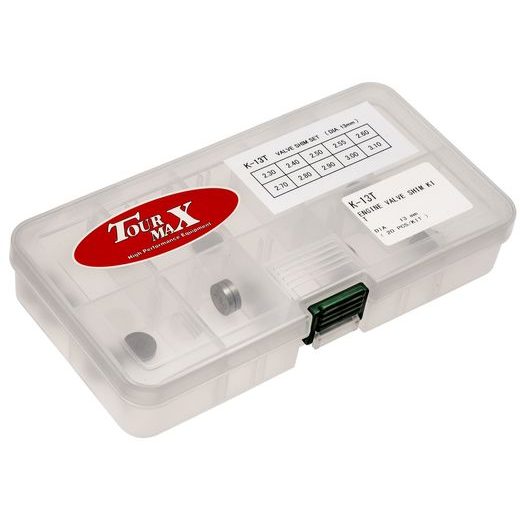 SADA VENTILOVÝCH PODLOŽIEK KAWASAKI (PRIEMER 13 MM, 20 KS), TOURMAX