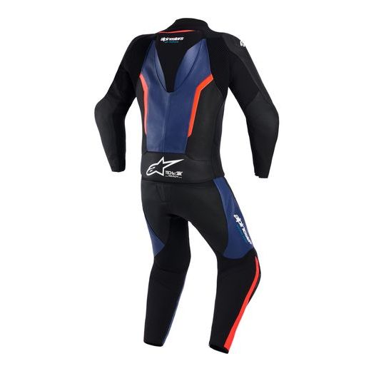 DVOJDIELNA KOMBINÉZA GP FORCE V2, ALPINESTARS (ČERNÁ/MODRÁ/ČERVENÁ FLUO) 2026
