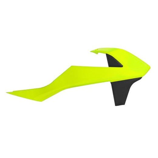 SPOJLERY CHLADIČA KTM/GAS GAS, RTECH (NEON ŽLTO-ČIERNE, PÁR)