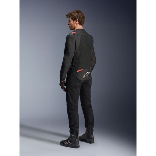 BUNDA T-SPS AIR V2, ALPINESTARS (ČERNÁ/ČERVENÁ FLUO) 2026