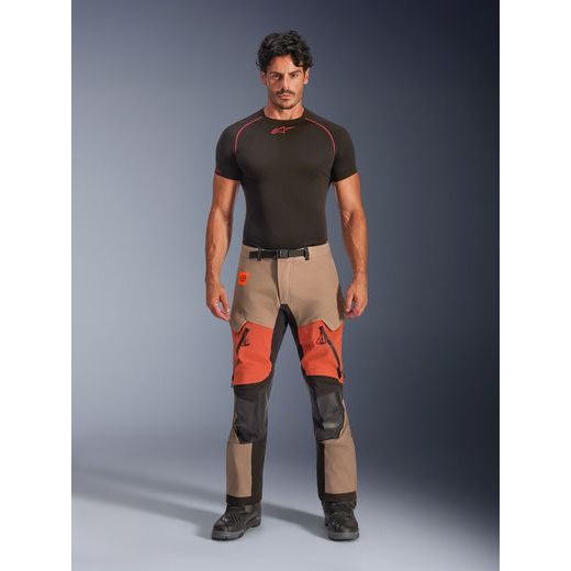 NOHAVICE HALO PRE DRYSTAR XF, ALPINESTARS (SVETLE HNĚDÁ/TMAVĚ ORANŽOVÁ/ČERNÁ) 2026