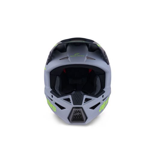 PRILBA S-M3 RADIUM, ALPINESTARS (ŠEDÁ MAT/ŽLUTÁ FLUO/ČERNÁ) 2026