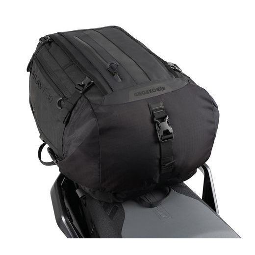 BRAŠNA NA SEDADLO SPOLUJAZDCA ATLAS T-30 ADVANCED TOURPACK, OXFORD (ČIERNA, OBJEM 30 L)