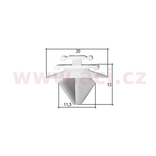 PLASTOVÁ PŘÍCHYTKA (SADA 10 KS)