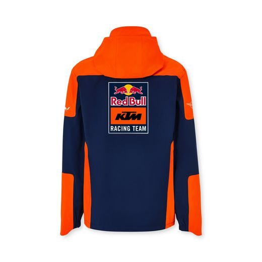 NEPREMOKAVÁ BUNDA HARDSHELL, KTM RED BULL (MODRÁ,ORANŽOVÁ)