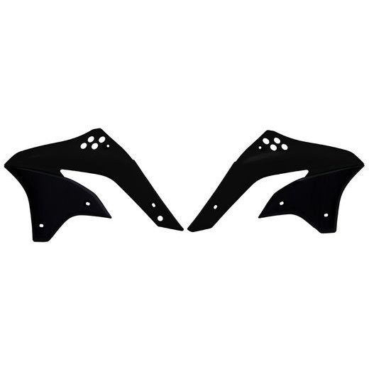 SPOJLERY CHLADIČA KAWASAKI, RTECH (ČIERNE, PÁR)