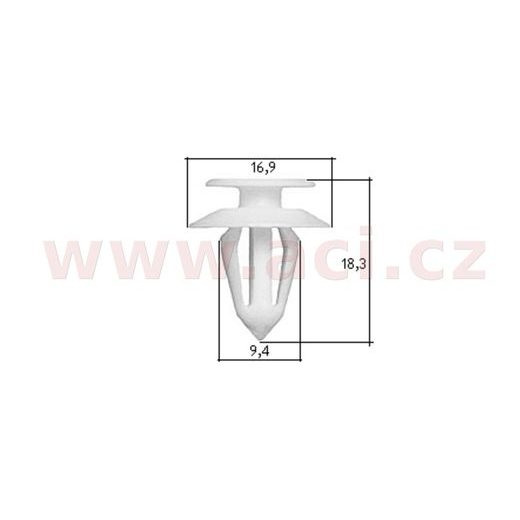 PLASTOVÁ PŘÍCHYTKA (SADA 10 KS)