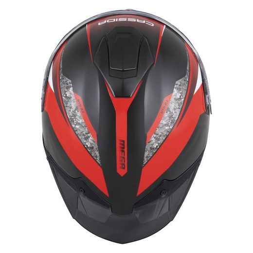 PRILBA INTEGRAL GTS 2.1 MEGA, CASSIDA (ČERNÁ/ČERVENÁ/BÍLÁ) PLEXI S PRÍPRAVOU PRE PINLOCK 2026