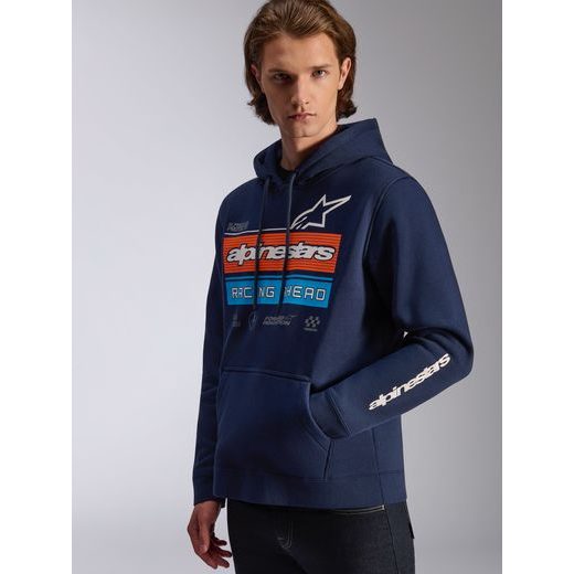 MIKINA HARKEN HOODIE, ALPINESTARS (MODRÁ)