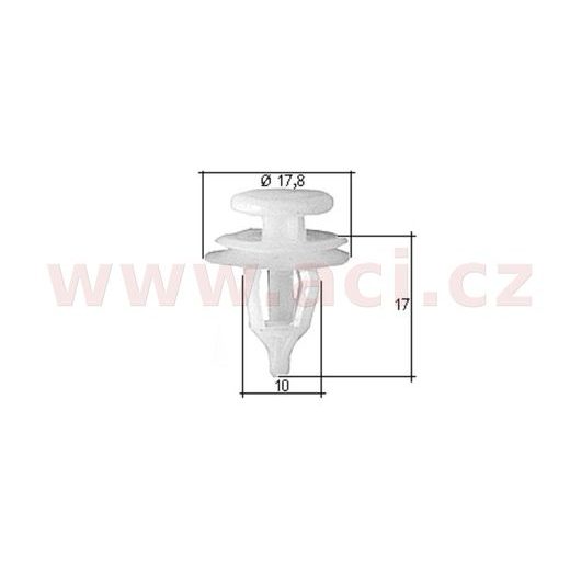 PLASTOVÁ PŘÍCHYTKA (SADA 10 KS)