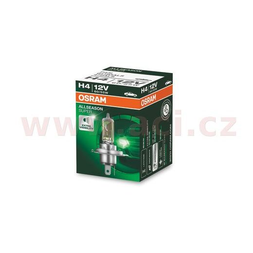ŽÁROVKA H4 60/55W (PATICE P43T) OSRAM ALLSEASON SUPER
