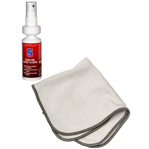 S ČISTIČ HĽADÍ S MIKROVLÁKNOVOU UTIERKOU - VISOR & HELMET CLEANER 100 ML