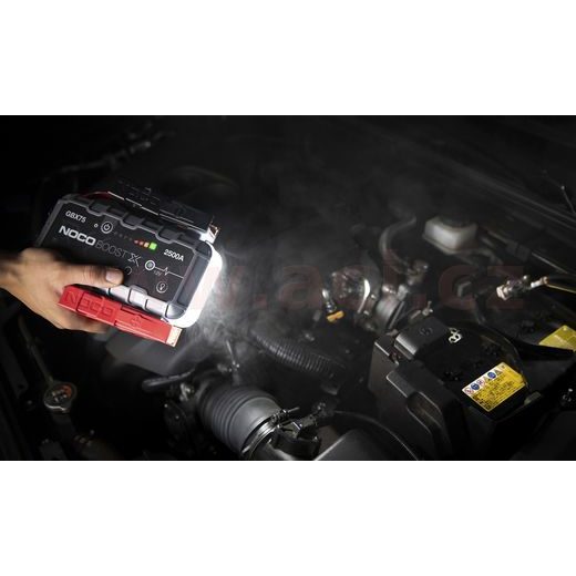 STARTOVACÍ BOX + POWER BANKA, STARTOVACÍ PROUD 2500A NOCO BOOST X GBX75 (USA)