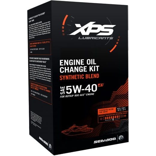 OLEJOVÝ KIT SEA-DOO NEW OEM, XPS 4T 5W-40 SYNTHETIC BLEND OIL CHANGE KIT, 295501138 779250 VŠETKY MODELY SPARK 900