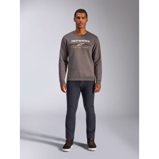 MIKINA BETTERN CREW, ALPINESTARS (ŠEDÁ)