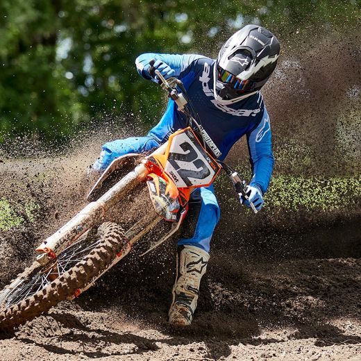 PRILBA SUPERTECH S-M10 AMPRESS, ALPINESTARS (ČIERNA MATNÁ/BÍLÁ) 2026