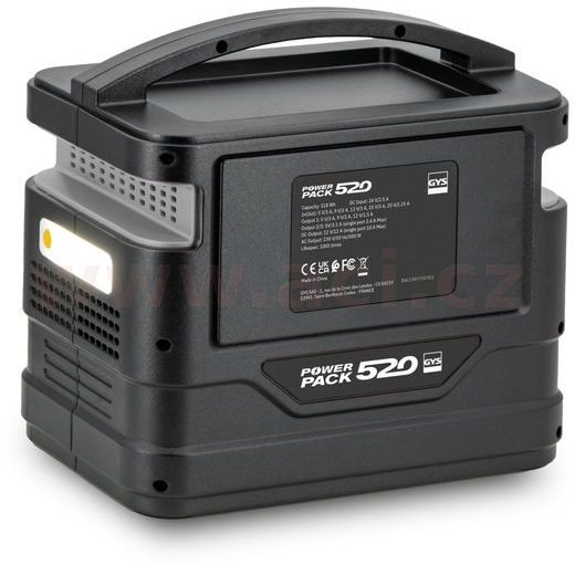 NABÍJECÍ STANICE S MĚNIČEM NAPĚTÍ 12/230 V GYS POWER PACK 520, 518 WH