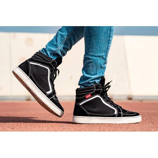 LS2 DORON MAN BOOTS WHITE BLACK