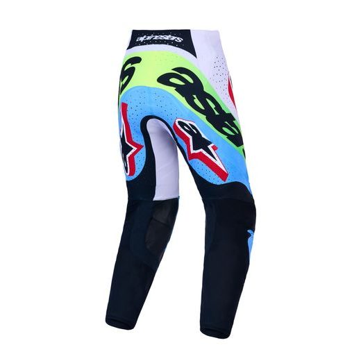 NOHAVICE SUPERTECH DYNA, ALPINESTARS (SVETLE ŠEDÁ/ZELENÁ FLUO/MODRÁ/ČERNÁ) 2027