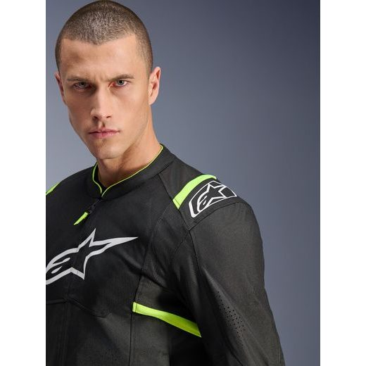 BUNDA T-SPS AIR V2, ALPINESTARS (ČERNÁ/ŽLUTÁ FLUO) 2026