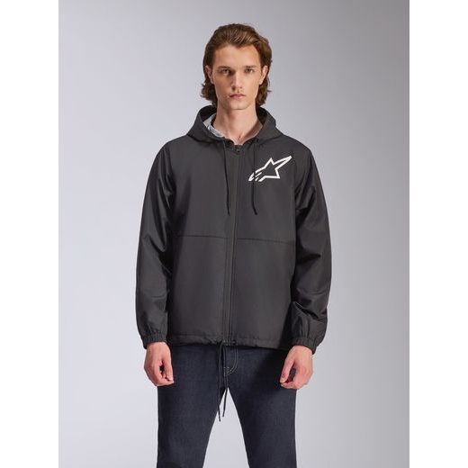 BUNDA SPEEDER CHROMIUM WINDBREAKER, ALPINESTARS (ČERNÁ/BÍLÁ)