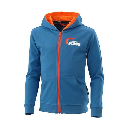 MIKINA NA ZIP RADICAL, KTM, DETSKÁ (MODRÁ)