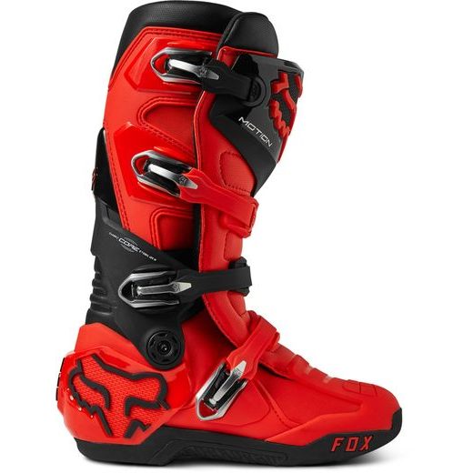FOX MOTION BOOT, FLUO RED MX23