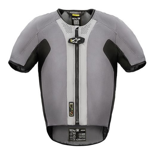 AIRBAGOVÁ VESTA TECH-AIR®5 V2 SYSTEM, ALPINESTARS (ŠEDÁ/ČERNÁ) 2026