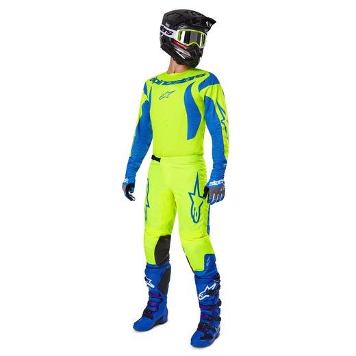 NOHAVICE FLUID HAUL, ALPINESTARS (ŽLTÁ FLUO/MODRÁ) 2025