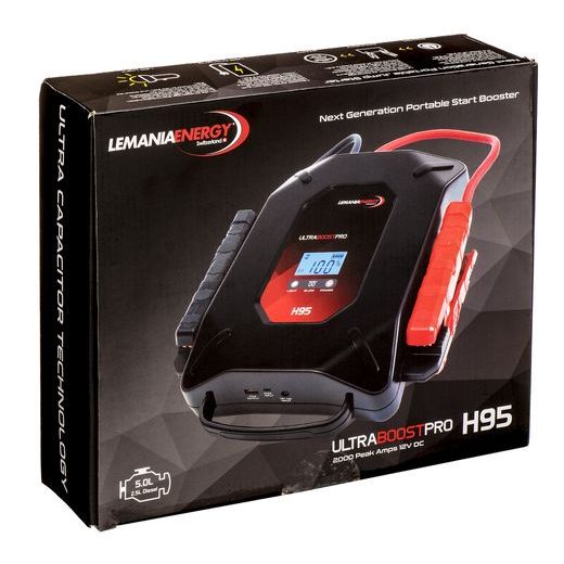 VÝKONNÝ HYBRIDNÍ STARTOVACÍ BOOSTER H95 12V LEMANIA ENERGY
