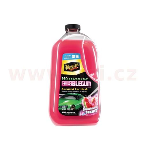 MEGUIAR'S WATERMELON BUBBLEGUM WASH - VYSOKO PĚNIVÝ AUTOŠAMPON S VÔŇOU MELOUNOVÉ ŽVÝKAČKY, 1,89 L