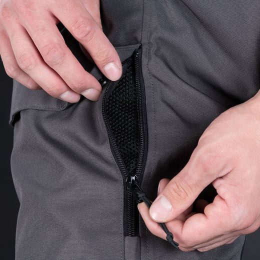 PREDĹŽENÉ NOHAVICE ROCKLAND DRY2DRY™, OXFORD ADVANCED (ŠEDÉ/ČERNÉ/ČERVENÉ)